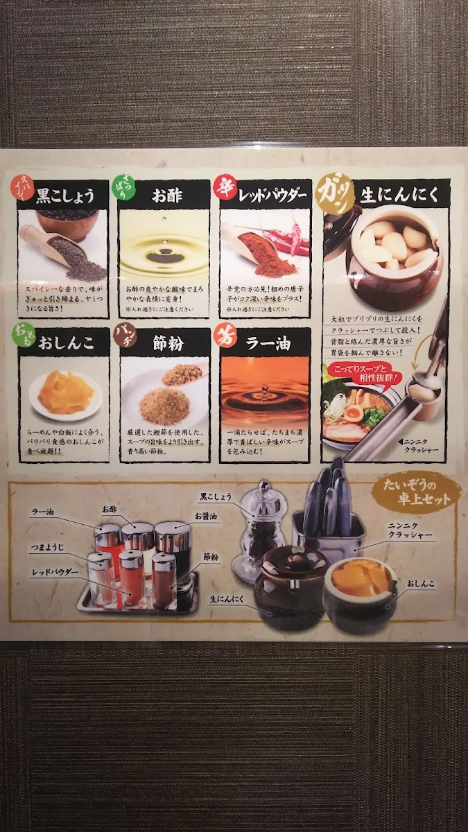 節骨麺たいぞう 三軒茶屋店 メニュー写真 13